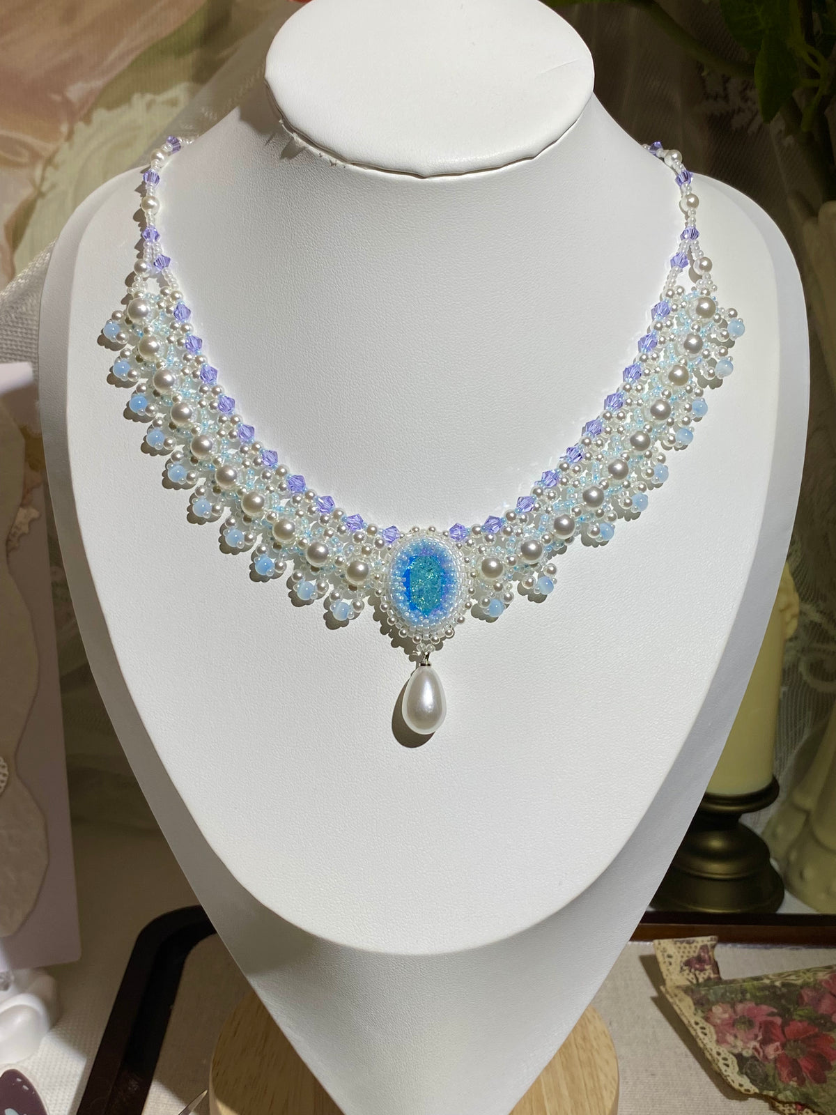 Cœur de l’Océan Pearl Collar Necklace